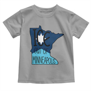 Ice Out Of Minneapolis Toddler T Shirt Minnesota Community Support Gift TS12 Sport Gray Print Your Wear