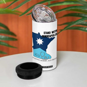 Stand With Minneapolis 4 in 1 Can Cooler Tumbler In Loving Memory Of Alex TS12 Print Your Wear