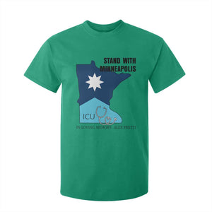 Stand With Minneapolis T Shirt For Kid In Loving Memory Of Alex TS12 Irish Green Print Your Wear