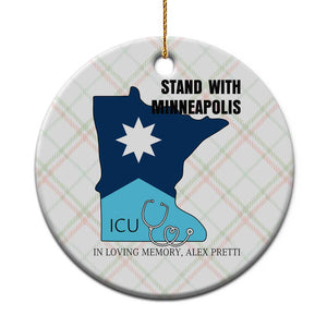 Stand With Minneapolis Ceramic Ornament In Loving Memory Of Alex TS12 1pc Christmas Plaid Print Your Wear