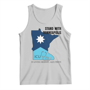 Stand With Minneapolis Tank Top In Loving Memory Of Alex TS12 Ash Print Your Wear