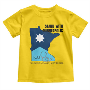 Stand With Minneapolis Toddler T Shirt In Loving Memory Of Alex TS12 Daisy Print Your Wear