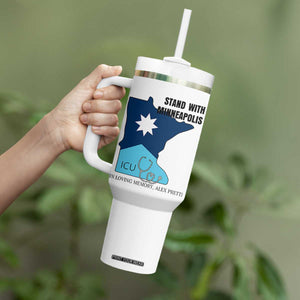 Stand With Minneapolis Tumbler With Handle In Loving Memory Of Alex TS12 Print Your Wear
