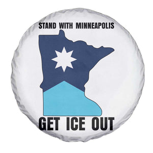 Stand With Minneapolis Spare Tire Cover Social Justice Support TS12 Print Your Wear