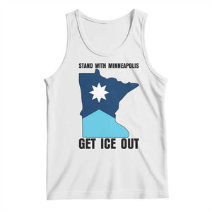 Stand With Minneapolis Tank Top Social Justice Support TS12 White Print Your Wear