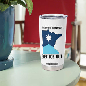 Stand With Minneapolis Tumbler Cup Social Justice Support TS12 Print Your Wear