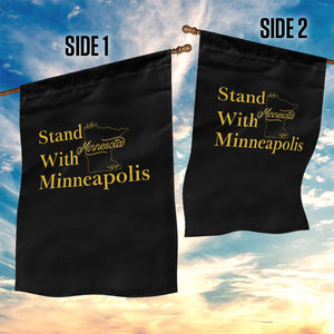 Stand With Minneapolis Garden Flag Community And Social Justice Gift TS12 Print Your Wear