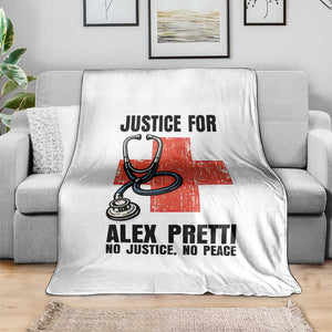 Justice For Alex Pretti Throw Blanket Minneapolis Support Gift TS12 Print Your Wear