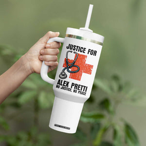 Justice For Alex Pretti Tumbler With Handle Minneapolis Support Gift TS12 Print Your Wear