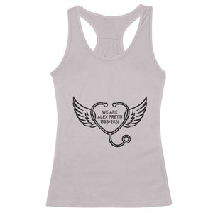 We Are All Pretti Good Racerback Tank Top We Are All Pretti Good TS12 Ice Gray Print Your Wear