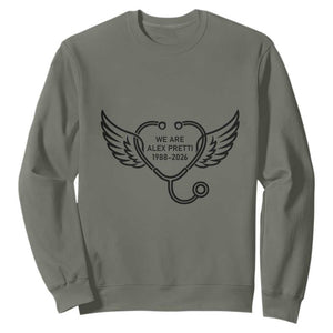 We Are All Pretti Good Sweatshirt We Are All Pretti Good TS12 Military Green Print Your Wear