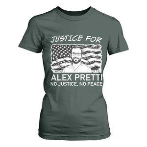 Minneapolis Strong Stand With Alex T Shirt For Women Justice And Solidarity Support Gift TS12 Dark Forest Green Print Your Wear