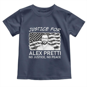 Minneapolis Strong Stand With Alex Toddler T Shirt Justice And Solidarity Support Gift TS12 Navy Print Your Wear