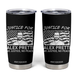 Minneapolis Strong Stand With Alex Tumbler Cup Justice And Solidarity Support Gift TS12 Black Print Your Wear