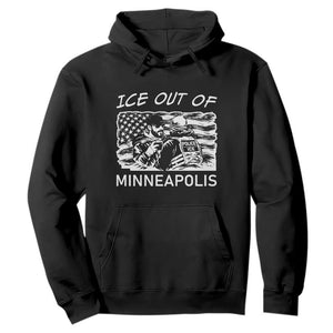 Ice Out Of Minneapolis Hoodie Minnesota Protest Support Gift TS12 Black Print Your Wear