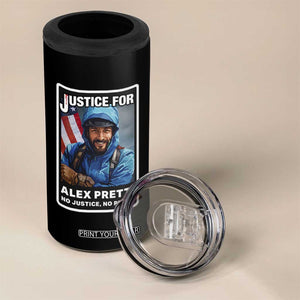 Justice For Alex Pretti 4 in 1 Can Cooler Tumbler Minneapolis USA Support Gift TS12 Print Your Wear