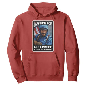 Justice For Alex Pretti Hoodie Minneapolis USA Support Gift TS12 Red Print Your Wear