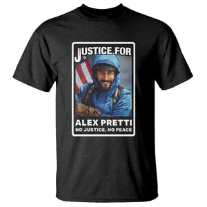 Justice For Alex Pretti T Shirt Minneapolis USA Support Gift TS12 Black Print Your Wear