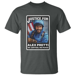 Justice For Alex Pretti T Shirt Minneapolis USA Support Gift TS12 Dark Heather Print Your Wear