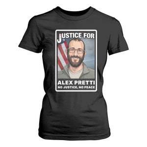 American Flag Minneapolis Support For Alex Gift T Shirt For Women TS12 Black Print Your Wear