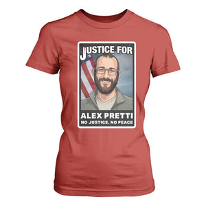 American Flag Minneapolis Support For Alex Gift T Shirt For Women TS12 Red Print Your Wear