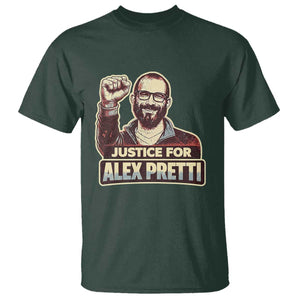 Justice For Alex T Shirt Minneapolis ICU Nurse Hero Support Gift TS12 Dark Forest Green Print Your Wear