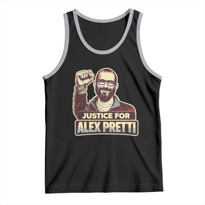Justice For Alex Tank Top Minneapolis ICU Nurse Hero Support Gift TS12 Black Athletic Heather Print Your Wear