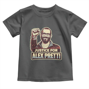 Justice For Alex Toddler T Shirt Minneapolis ICU Nurse Hero Support Gift TS12 Dark Heather Print Your Wear