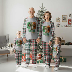 Irish Pride Celtic Cross Plaid Pajama Set Christian Gift TS12 Christmas Plaid Print Your Wear