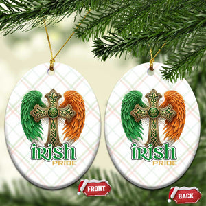 Irish Pride Celtic Cross Ceramic Ornament Christian Gift TS12 Print Your Wear
