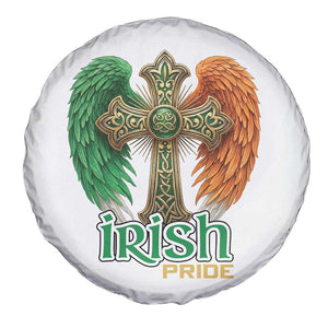 Irish Pride Celtic Cross Spare Tire Cover Christian Gift TS12 Print Your Wear