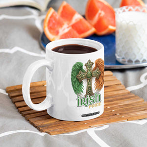 Irish Pride Celtic Cross Coffee Mug Christian Gift TS12 Print Your Wear