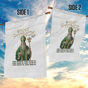 Saint Patrick Ora Pro Nobis Garden Flag Irish Christian Prayer TS12 Print Your Wear