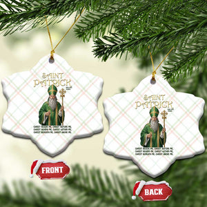 Saint Patrick Ora Pro Nobis Ceramic Ornament Irish Christian Prayer TS12 Print Your Wear