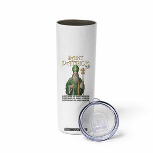 Saint Patrick Ora Pro Nobis Skinny Tumbler Irish Christian Prayer TS12 Print Your Wear