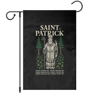 Saint Patrick Breastplate Prayer Garden Flag Irish Christian Gift TS12 Black Print Your Wear