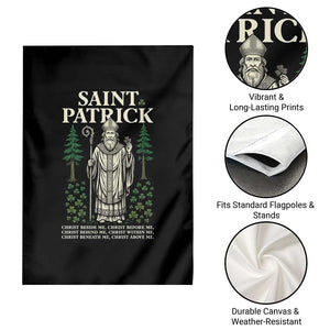 Saint Patrick Breastplate Prayer Garden Flag Irish Christian Gift TS12 Print Your Wear