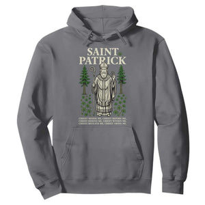 Saint Patrick Breastplate Prayer Hoodie Irish Christian Gift TS12 Charcoal Print Your Wear