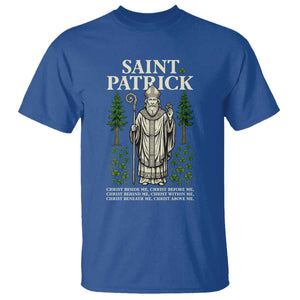 Saint Patrick Breastplate Prayer T Shirt Irish Christian Gift TS12 Royal Blue Print Your Wear
