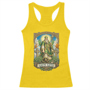 Funny Saint Patrick Go'n Git Snake Racerback Tank Top St Patricks Day TS12 Daisy Print Your Wear