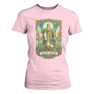 Funny Saint Patrick Go'n Git Snake T Shirt For Women St Patricks Day TS12 Light Pink Print Your Wear