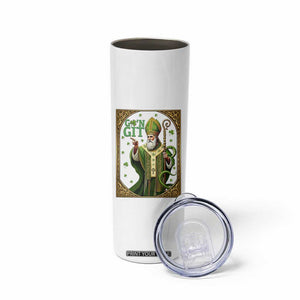 Saint Patrick Go'n Git Skinny Tumbler Funny St Patricks Day Snake Legend TS12 Print Your Wear