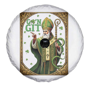 Saint Patrick Go'n Git Spare Tire Cover Funny St Patricks Day Snake Legend TS12 Print Your Wear