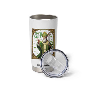 Saint Patrick Go'n Git Tumbler Cup Funny St Patricks Day Snake Legend TS12 Print Your Wear