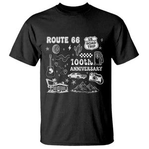 Route Highway 66 100th Anniversary T Shirt The Mother Road Centennial TS12 Black Print Your Wear