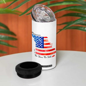 The Show Me State Est 1821 4 in 1 Can Cooler Tumbler Proud Missourian Gift TS12 Print Your Wear