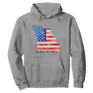 The Show Me State Est 1821 Hoodie Proud Missourian Gift TS12 Sport Gray Print Your Wear