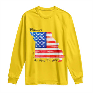 The Show Me State Est 1821 Long Sleeve Shirt Proud Missourian Gift TS12 Daisy Print Your Wear