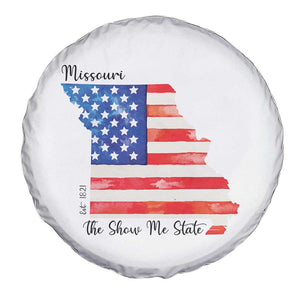 The Show Me State Est 1821 Spare Tire Cover Proud Missourian Gift TS12 Print Your Wear