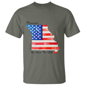 The Show Me State Est 1821 T Shirt Proud Missourian Gift TS12 Military Green Print Your Wear